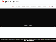 Tablet Screenshot of nicolettihome.com